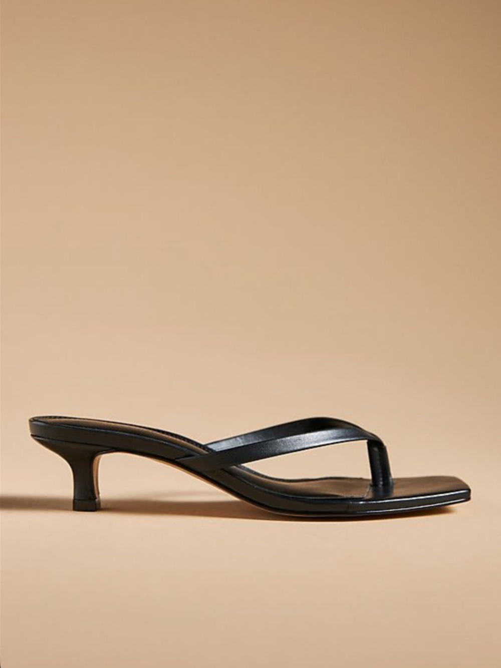 Anthropologie Thong Kitten Heel